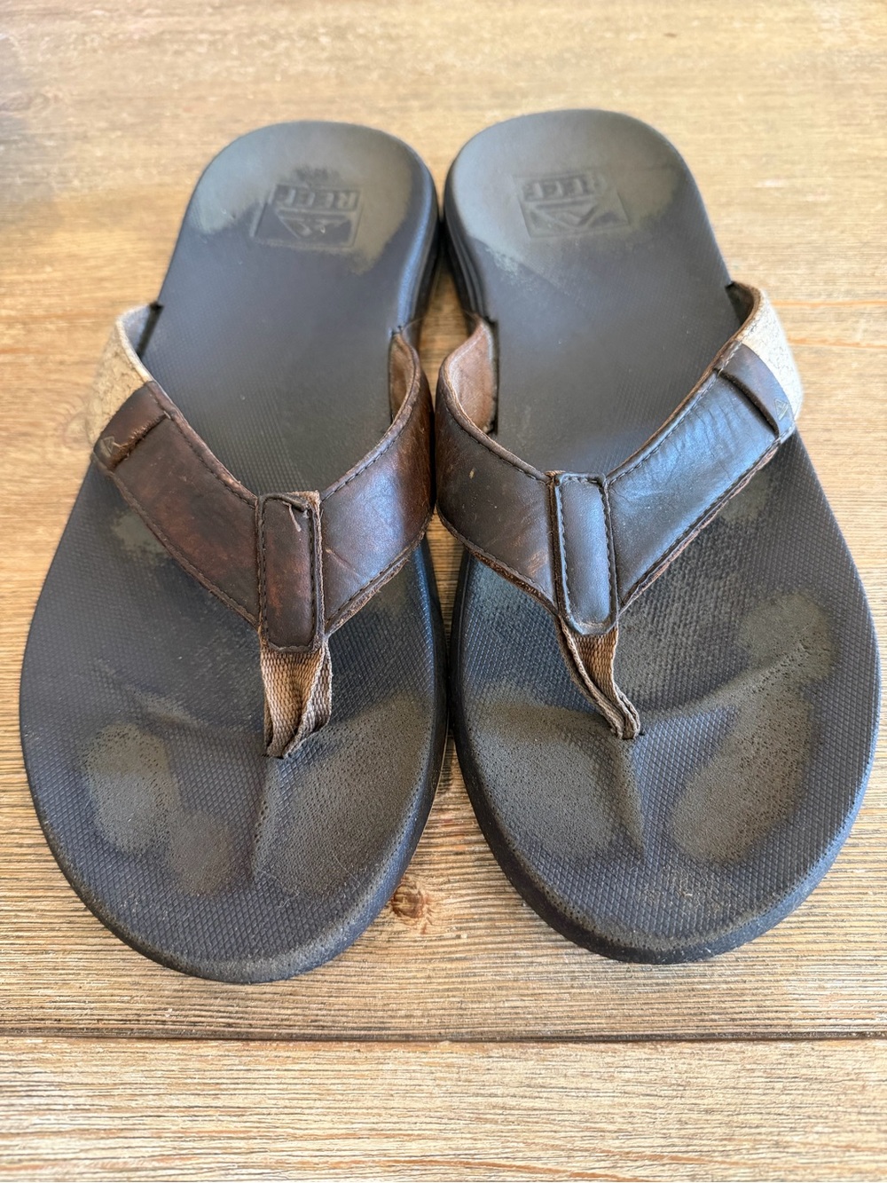 Reef Brown Men's Flip Flops - Picture 4 of 4